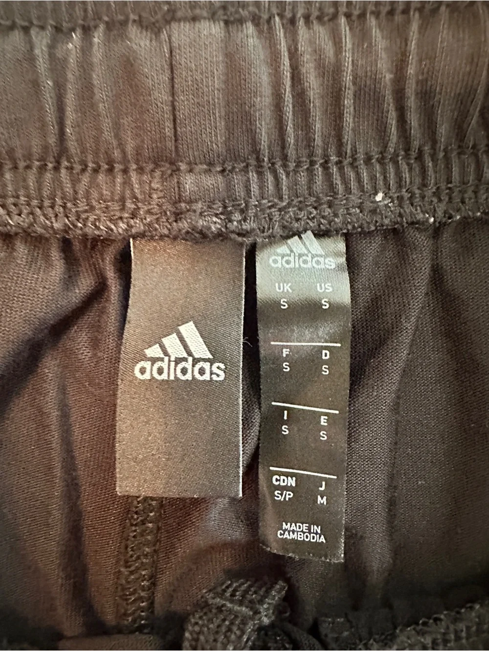 Adidas Track Joggers - Black, Size Small